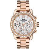COACH LEGACY SPORT CHRONOGRAPH ROSE GOLD STAINLESS STEEL 14502371 WOMEN'S WATCH