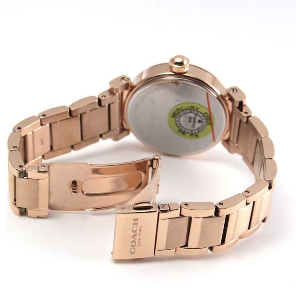 COACH MADISON ANALOG QUARTZ ROSE GOLD STAINLESS STEEL 14502395 WOMEN'S WATCH - H2 Hub Watches