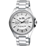 COACH TRISTEN ANALOG QUARTZ SILVER STAINLESS STEEL 14502469 WOMEN'S WATCH