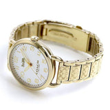 COACH DELANCEY ANALOG QUARTZ GOLD STAINLESS STEEL 14502496 WOMEN'S WATCH