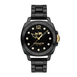 COACH BOYFRIEND ANALOG QUARTZ BLACK CERAMIC 14502504 WOMEN'S WATCH - H2 Hub Watches