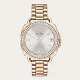 COACH TATUM ANALOG QUARTZ ROSE GOLD STAINLESS STEEL 14502590 WOMEN'S WATCH