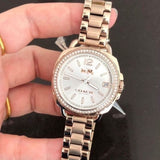 COACH TATUM ANALOG QUARTZ ROSE GOLD STAINLESS STEEL 14502590 WOMEN'S WATCH