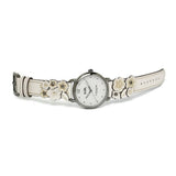 COACH DELANCY ANALOG QUARTZ GREY STAINLESS STEEL 14502746 LEATHER STRAP WOMEN'S WATCH