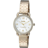 COACH DELANCY ANALOG QUARTZ GOLD STAINLESS STEEL 14502766 WOMEN'S WATCH
