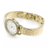 COACH DELANCY ANALOG QUARTZ GOLD STAINLESS STEEL 14502766 WOMEN'S WATCH