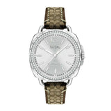 COACH TATUM ANALOG QUARTZ SILVER STAINLESS STEEL 14502768 LEATHER STRAP WOMEN'S WATCH - H2 Hub Watches