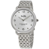 COACH DELANCEY ANALOG QUARTZ SILVER STAINLESS STEEL 14502785 WOMEN'S WATCH