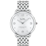 COACH DELANCEY ANALOG QUARTZ SILVER STAINLESS STEEL 14502785 WOMEN'S WATCH