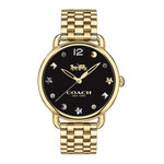 COACH DELANCEY ANALOG QUARTZ GOLD STAINLESS STEEL 14502813 WOMEN'S WATCH - H2 Hub Watches