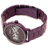 COACH GRAND ANALOG QUARTZ PURPLE STAINLESS STEEL 14502923 WOMEN'S WATCH