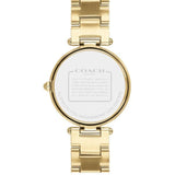 COACH PARK CRYSTAL ACCENT 14503093 GOLD STAINLESS STEEL WOMEN'S WATCH