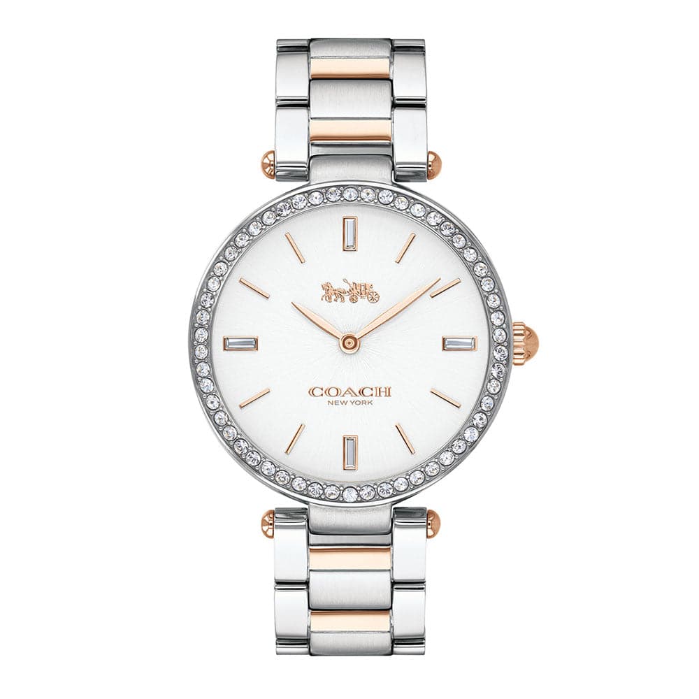 COACH PARK ANALOG QUARTZ TWO TONE STAINLESS STEEL 14503096 WOMEN'S WATCH - H2 Hub Watches