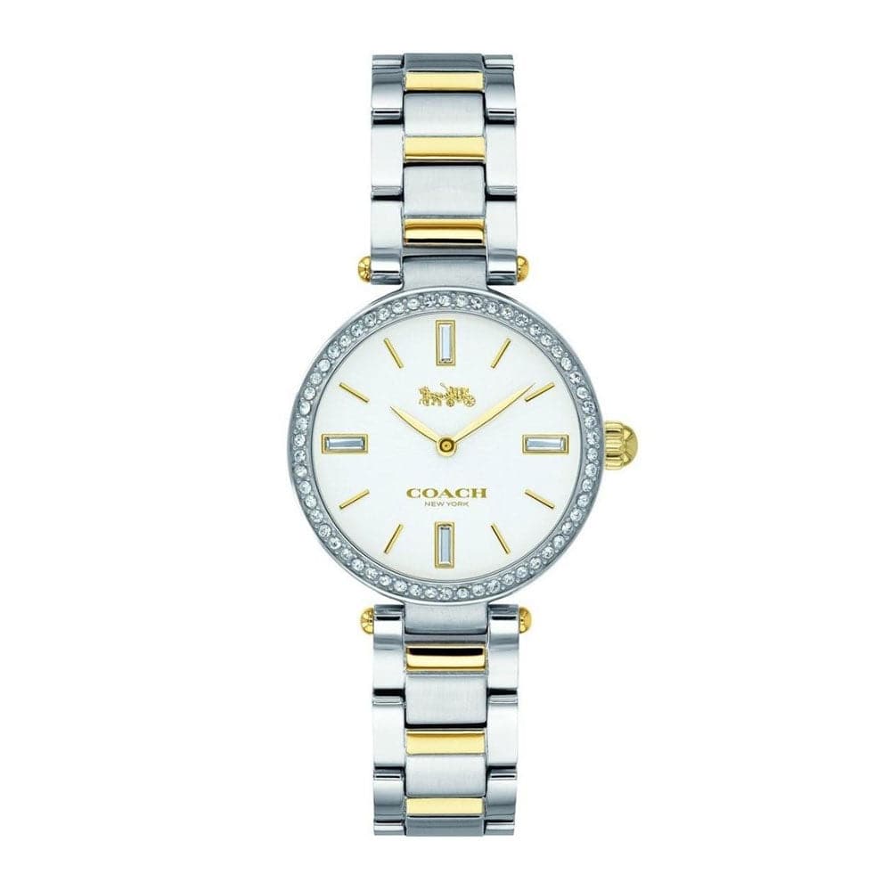 COACH PARK ANALOG QUARTZ TWO TONE STAINLESS STEEL 14503100 WOMEN'S WATCH - H2 Hub Watches