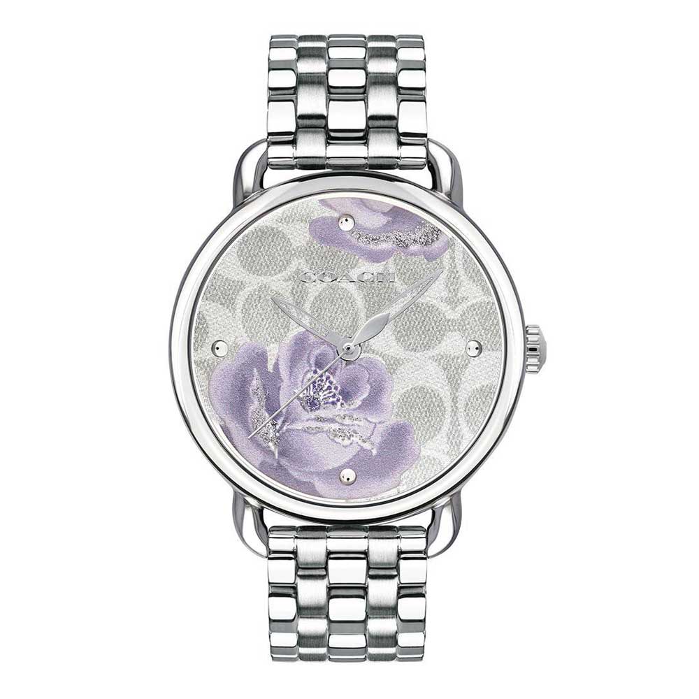 COACH DELANCEY ANALOG QUARTZ SILVER STAINLESS STEEL 14503163 WOMEN'S WATCH - H2 Hub Watches