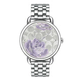 COACH DELANCEY ANALOG QUARTZ SILVER STAINLESS STEEL 14503163 WOMEN'S WATCH - H2 Hub Watches
