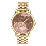 COACH DELANCEY ANALOG QUARTZ GOLD STAINLESS STEEL 14503164 WOMEN'S WATCH - H2 Hub Watches
