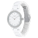 Coach New York Audrey White Ceramic Strap Women Watch 14503499