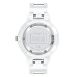Coach New York Audrey White Ceramic Strap Women Watch 14503499