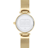 Coach New York Park Gold Milanese Strap Women Watch 14503512
