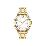 Coach New York Gold Stainless Steel Strap Women Watch 14503599