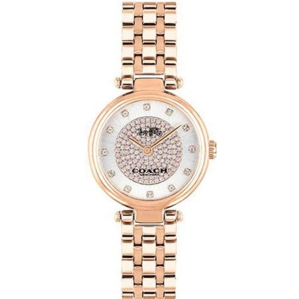 COACH 14503736 WHITE DIAL ROSE GOLD STAINLESS STEEL WOMEN'S WATCH
