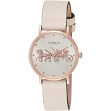 COACH PERRY 14503796 CHALK LEATHER STRAP WOMEN'S WATCH