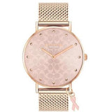 Coach Perry 14503804 Gold Mesh Strap Ladies Watch