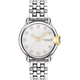 Coach New York Arden White Dial Stainless Steel Women Watch 14503818
