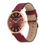 Coach Perry 14503851 Red Leather Ladies Watch
