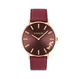 Coach Perry 14503851 Red Leather Ladies Watch