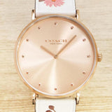 Coach Perry Rose Gold Dial And Leather Strap Women Watch 14503920