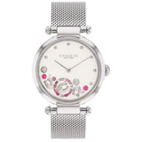 Coach New York Silver Milanese Strap Women Watch 14504002