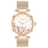 Coach New York Rose Gold Milanese Strap Women Watch 14504004