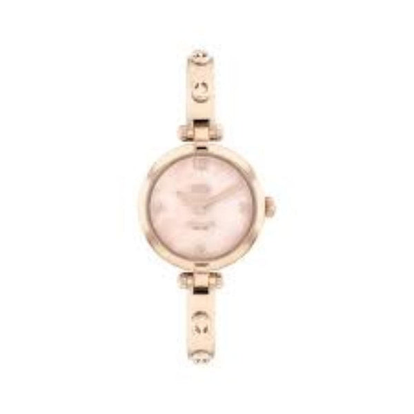 Coach Cary White Dial Gold Stainless Steel Strap Women Watch 14504007