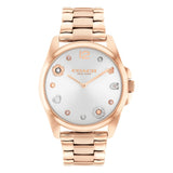 Coach New York Rose Gold Stainless Steel Strap Women Watch 14504023