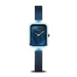 Bering Classic Blue Dial Milanese Strap Women Watch 14520-398