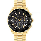 COACH PRESTON 14602517 GOLD STAINLESS STEEL STRAP MEN WATCH