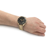 COACH PRESTON 14602517 GOLD STAINLESS STEEL STRAP MEN WATCH