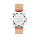 Coach Charles Chalk Brown Leather Strap Men Watch 14602600