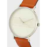 Coach Charles Chalk Brown Leather Strap Men Watch 14602600