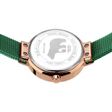 BERING 14627-CHARITY GREEN STAINLESS STEEL MESH STRAP WOMEN WATCH