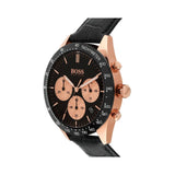 HUGO BOSS 1513580 BLACK LEATHER MEN WATCH