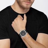 HUGO BOSS 1513881 BLACK LEATHER MEN WATCH