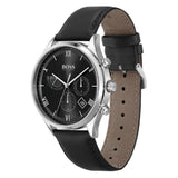 Hugo Boss 1513888 Black Leather Men's Watch
