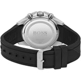 HUGO BOSS 1513912 BLACK LEATHER CHRONOGRAPH MENS WATCH