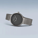 Bering Max Rene Black Dial Mesh Strap Men Watch 15531-377