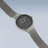 Bering Max Rene Black Dial Mesh Strap Men Watch 15531-377