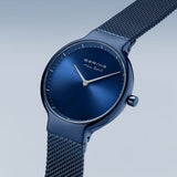 Bering Max Rene Blue Dial Milanese Strap Men Watch 15531-397