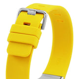 BERING 15531-600 MAX RENE POLISHED SILVER CASE YELLOW RUBBER STRAP WOMEN'S WATCH